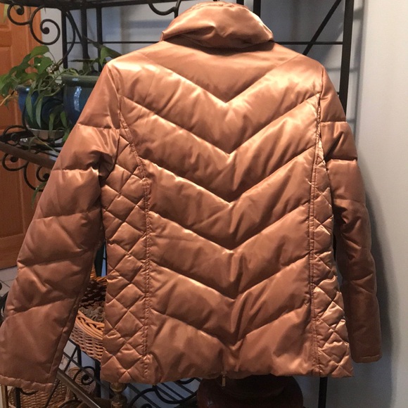 Gold Down-filled Jacket - Picture 5 of 6
